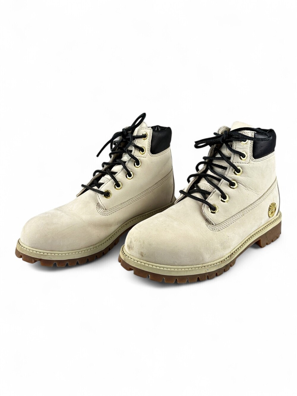 Timberland Women's 6-Inch Lace-Up Ankle Boots Nubuck Size 6